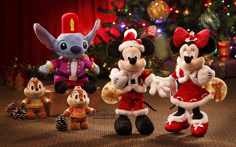 Warm Christmas Mickey - Disney Christmas Gift, HD wallpaper