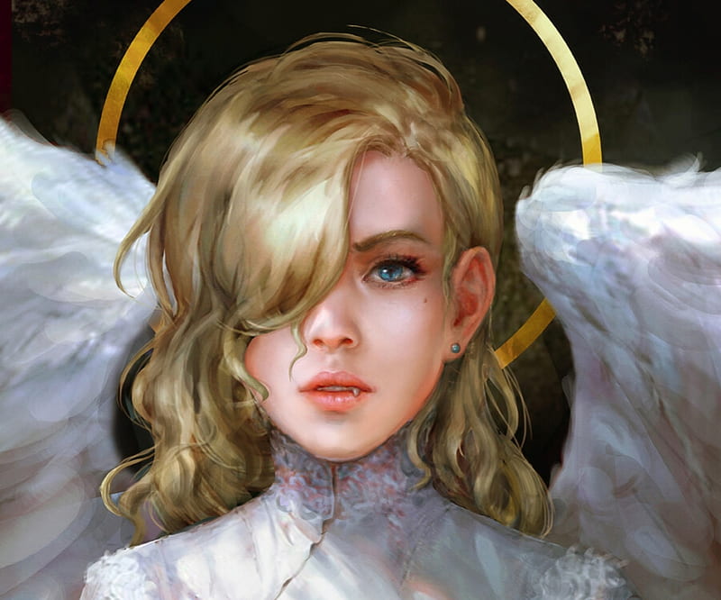1920x1080px 1080p Free Download Angel Blonde White Andrey