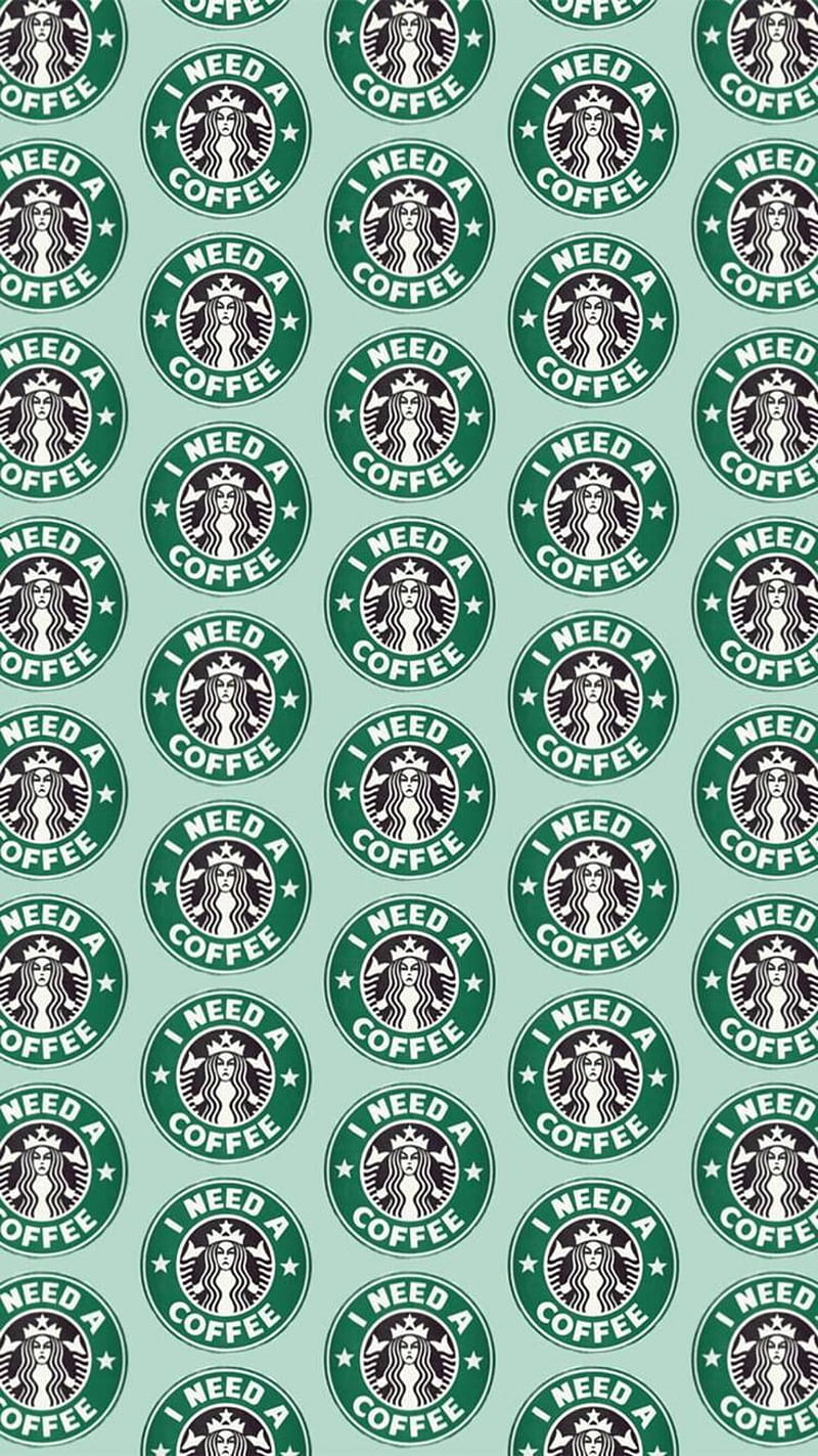 Starbucks coffe, green, HD phone wallpaper