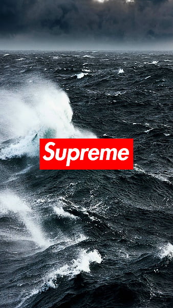 Dark Themed Supreme Wallpaper Background Stock Photo 1422385199