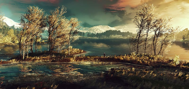 Landscape, Video Game, The Witcher, Geralt Of Rivia, The Witcher 3: Wild Hunt, HD wallpaper