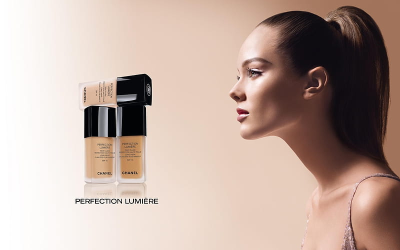 Chanel girl foundation excellence-2012 brand advertising, HD wallpaper