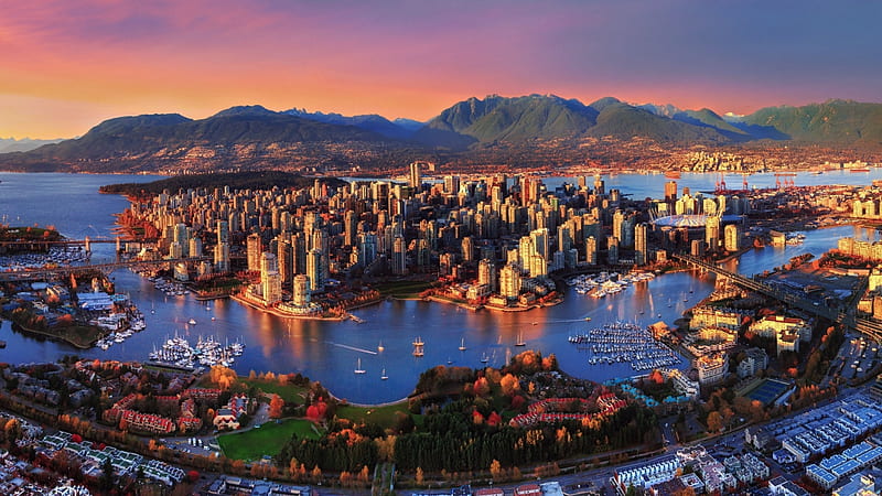 Canada - Vancouver, Cities, Vancouver, Canada, Canadian Cities, HD wallpaper