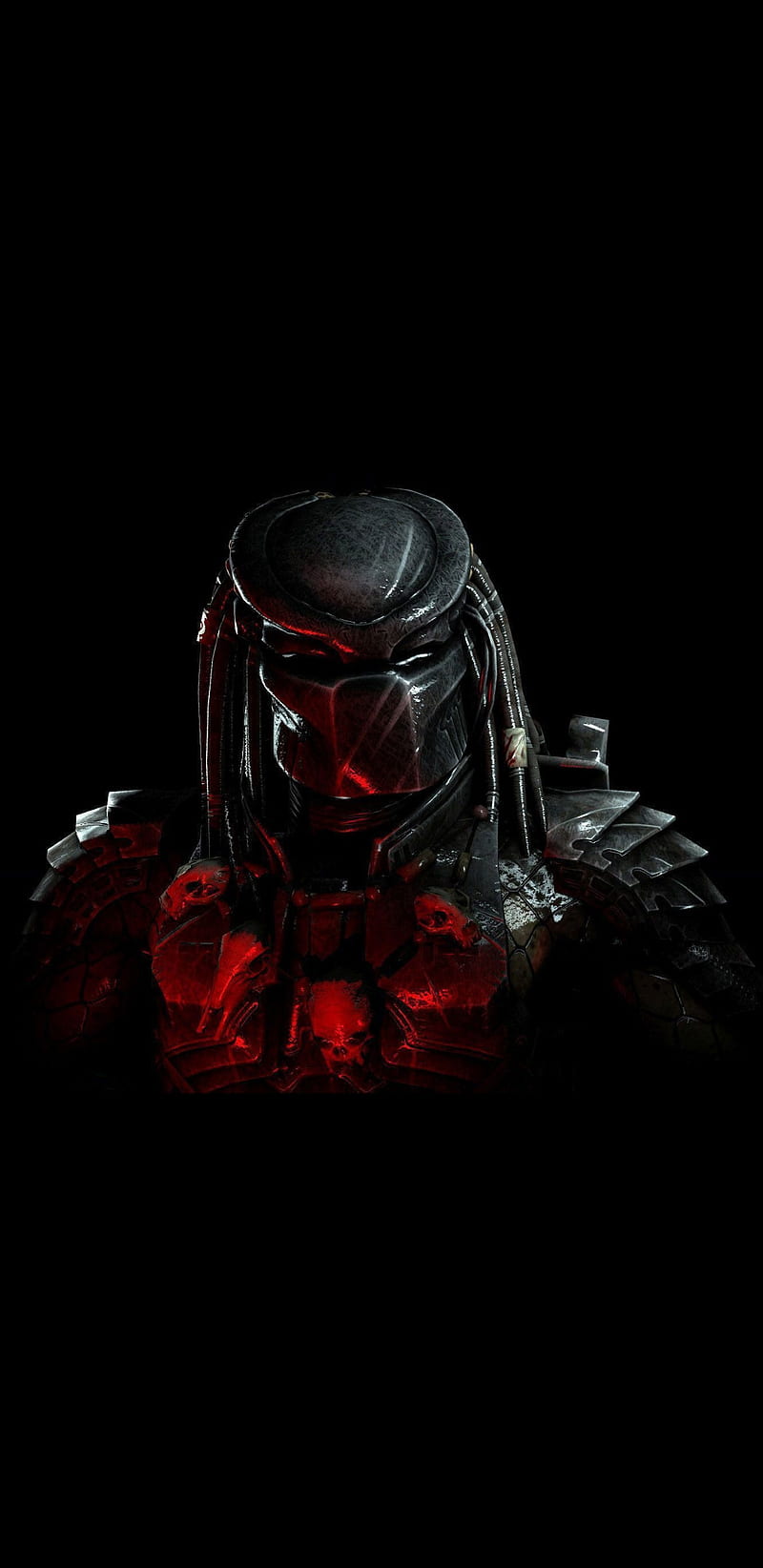 Predator aliens, angry, bad, black, eyes, gray, movie, red, HD phone  wallpaper | Peakpx