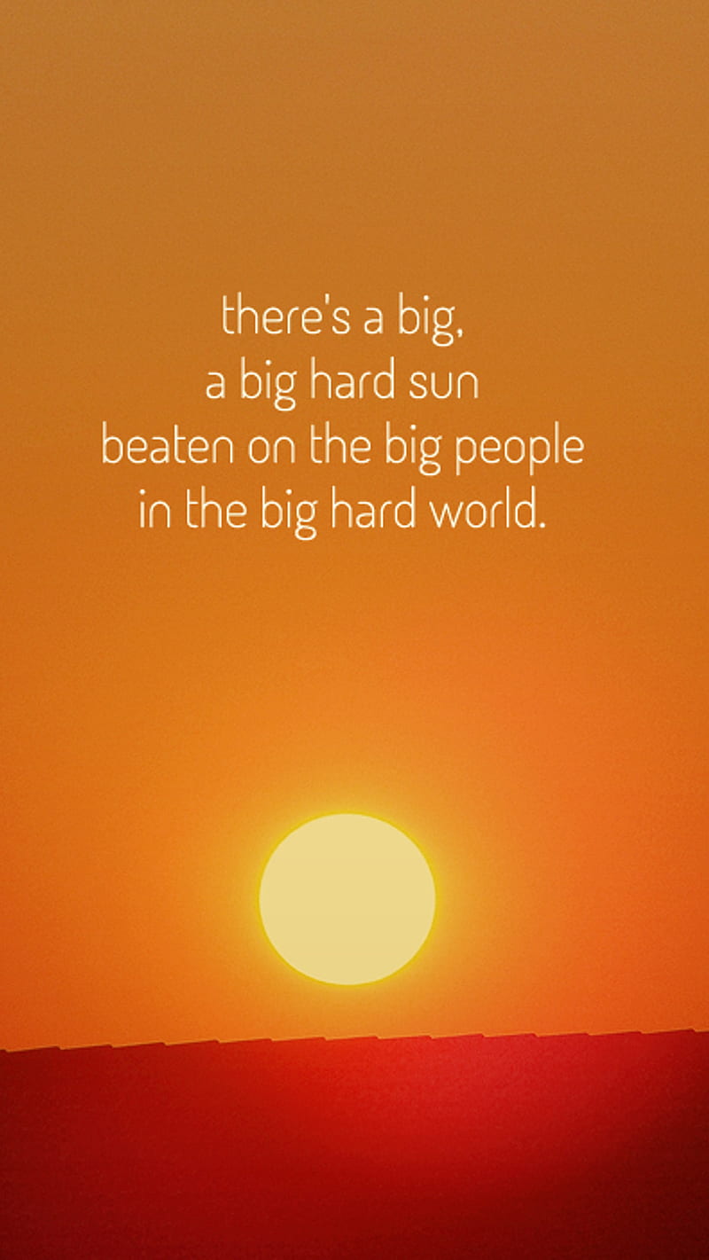 Hard Sun, big people, hard, sun, world, HD phone wallpaper