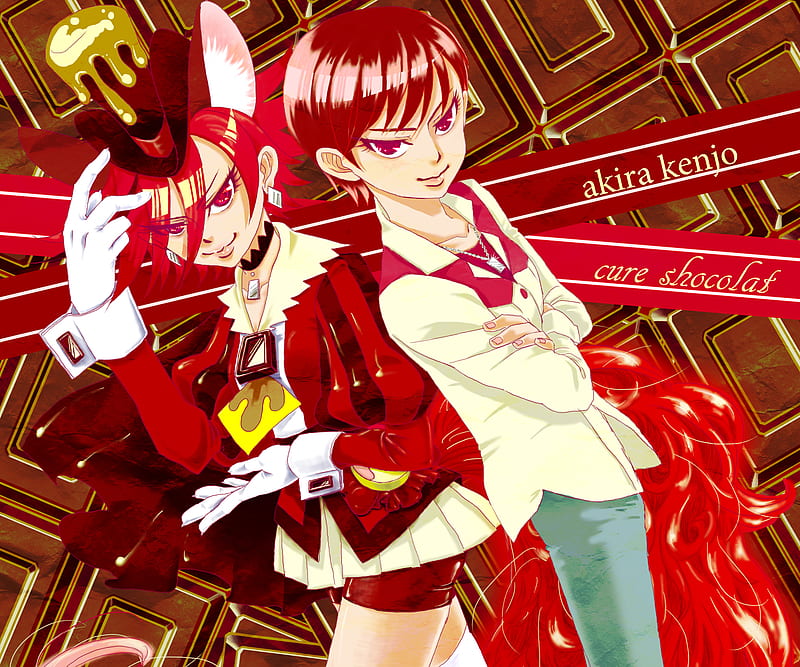 Anime, KiraKira☆Pretty Cure A La Mode, Cure Chocolat , Kenjou Akira, HD wallpaper