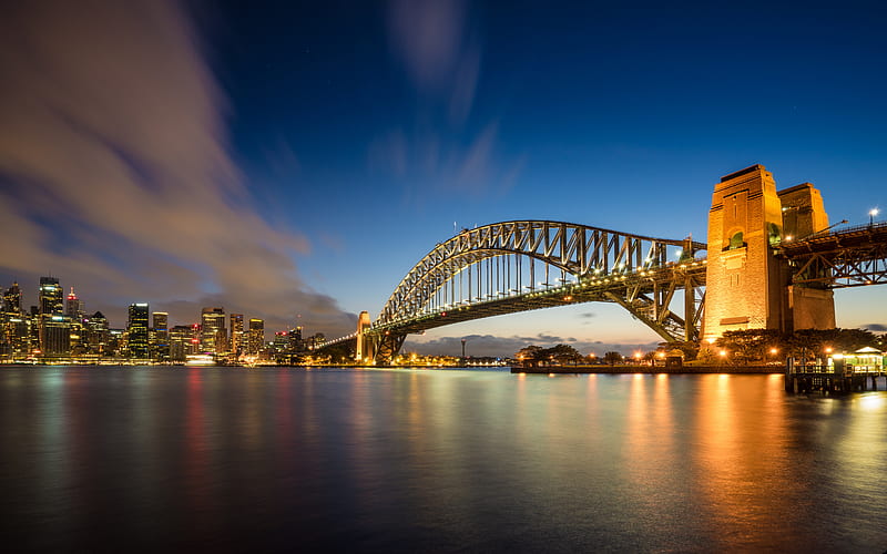 Bridges, Sydney Harbour Bridge, Australia , Sydney, HD wallpaper