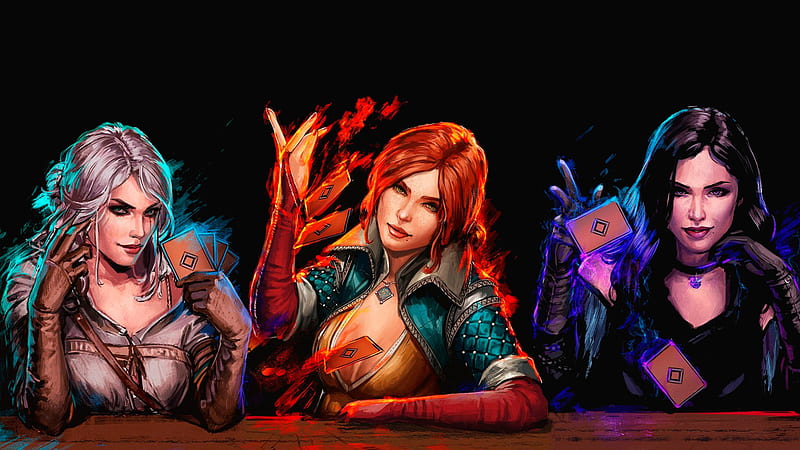 Gwent The Witcher Card Game Fan Art, the-witcher-3, games, ps4-games, xbox-games, pc-games, artist, digital-art, artwork, HD wallpaper