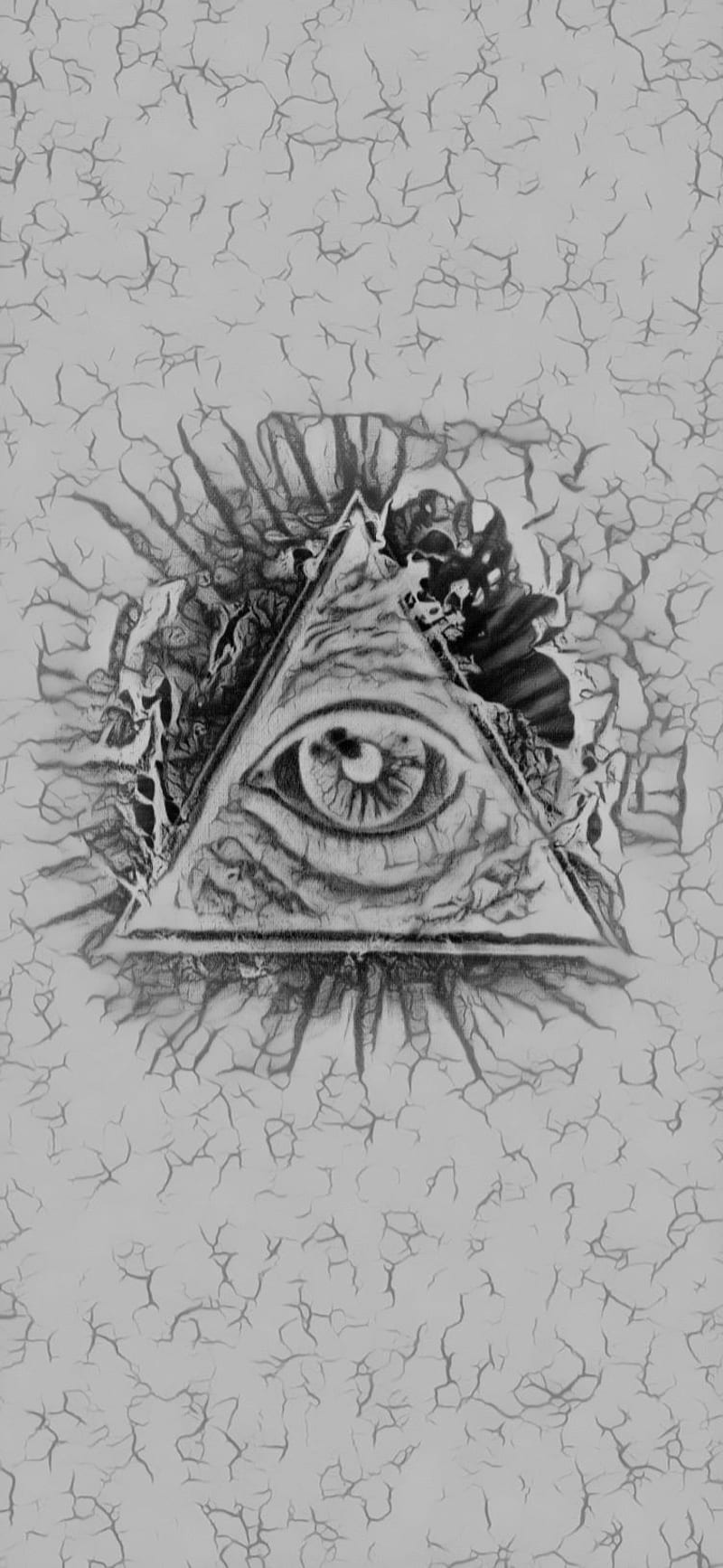 eye of God, awesome, conspiracy, eye, god, illuminati, mason, negative, HD phone wallpaper