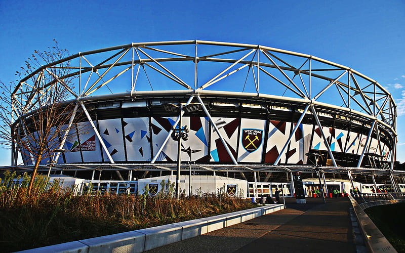 London Stadium, West Ham United Stadium, English Football Stadium, London, England, United Kingdom, Premier League, Queen Elizabeth Olympic Park, HD wallpaper