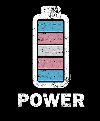 Transgender Power, battery, iCreate, pride, trans, HD phone wallpaper
