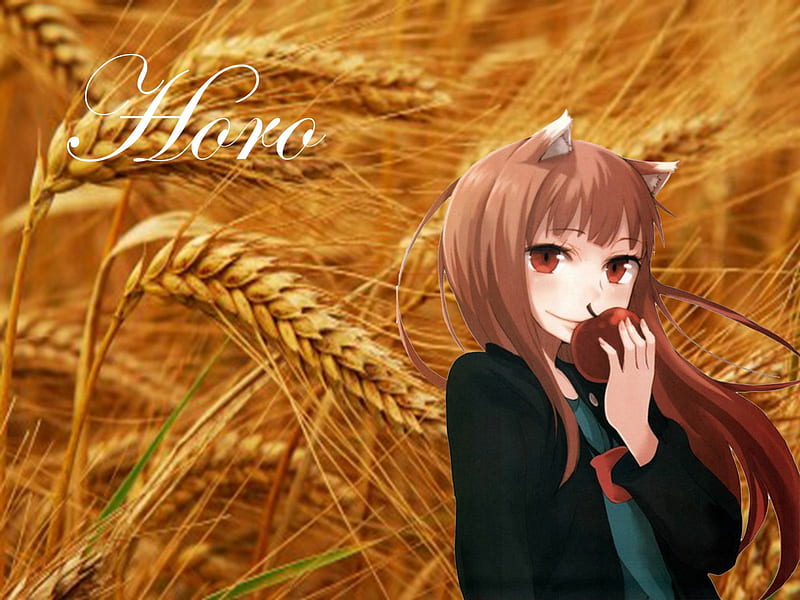 Holo Apple Grain Anime Wheat Fields Holo Spice And Wolf Hd