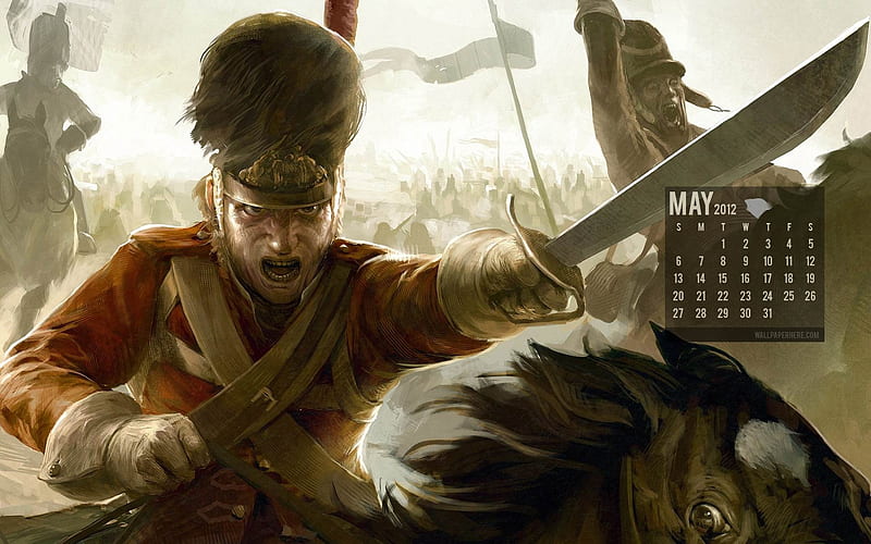 Battle-May 2012 calendar, HD wallpaper