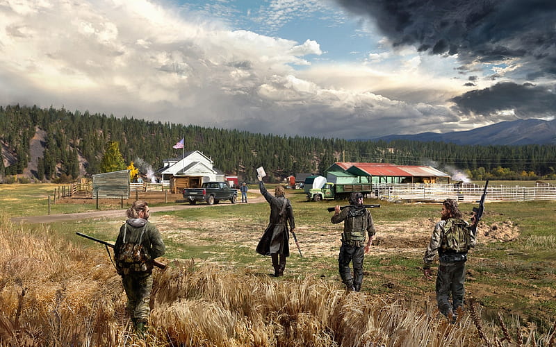 Far Cry 5, open world, New, Ubisoft, video game, game, FC5, 2018, Far Cry V, gaming, realistic, HD wallpaper