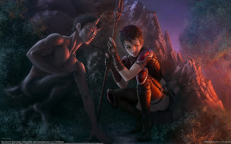 Fantasy CG illustration, HD wallpaper