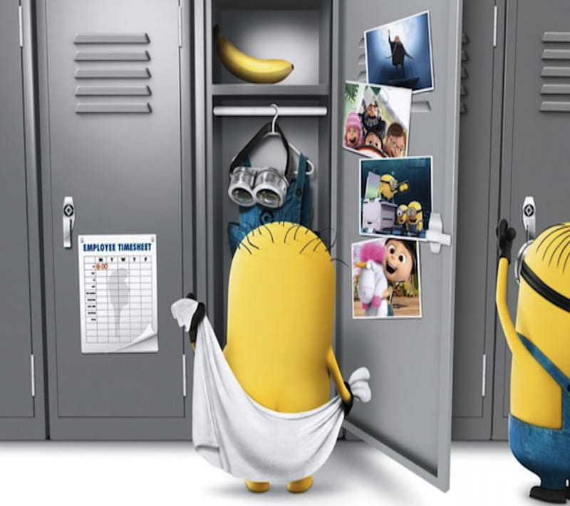 Back to Work Minion, 2014, comedy, cool, cute, despicable minion, new, nice, work, HD wallpaper