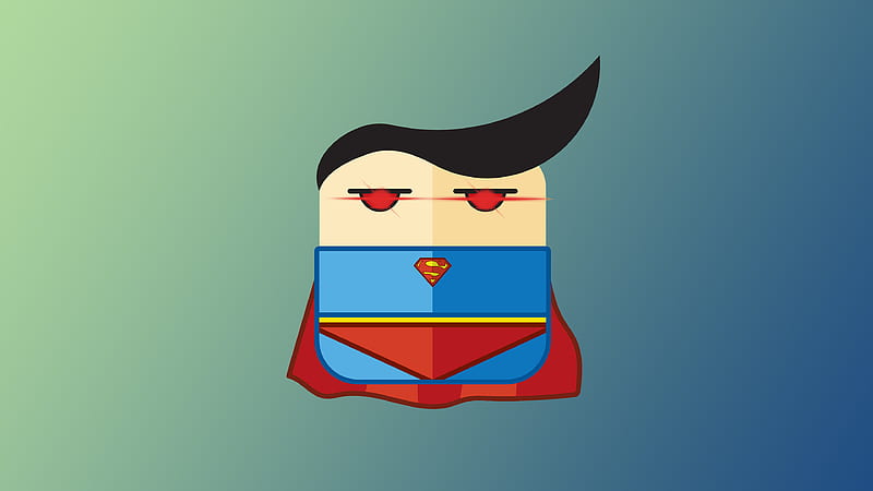 Superman Minimalist , superman, superheroes, artist, artwork, digital-art, minimalism, minimalist, behance, HD wallpaper
