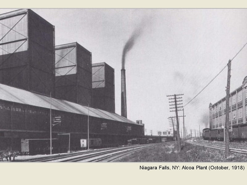 Niagara Falls, NY: Alcoa Plant (October, 1918), architecture, history, industry, niagara falls, HD wallpaper