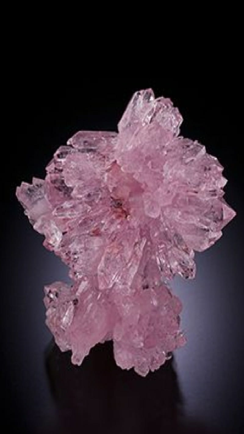 Rose Quartz, healing, live, mineral, natural, pink, pretty, stane, HD phone wallpaper