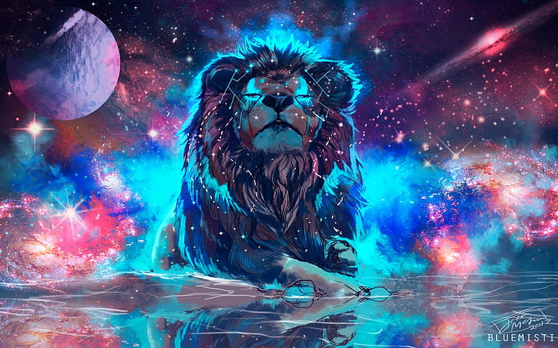 Zodiac Lion Wallpaper Background Zodiac Leo Picture Background Image And  Wallpaper for Free Download