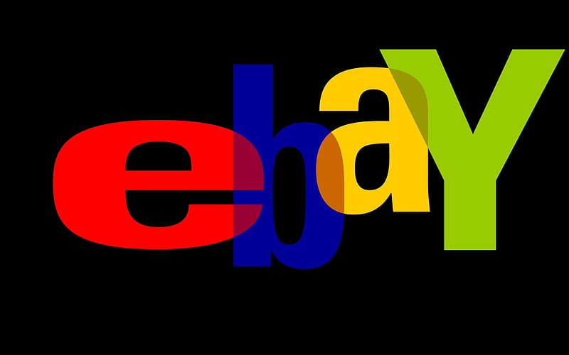 Ebay Logo, shop, , bid, ebay, shopping, black, arrow, paypal, logo, web, awesome, white, internet, com, cheap, HD wallpaper