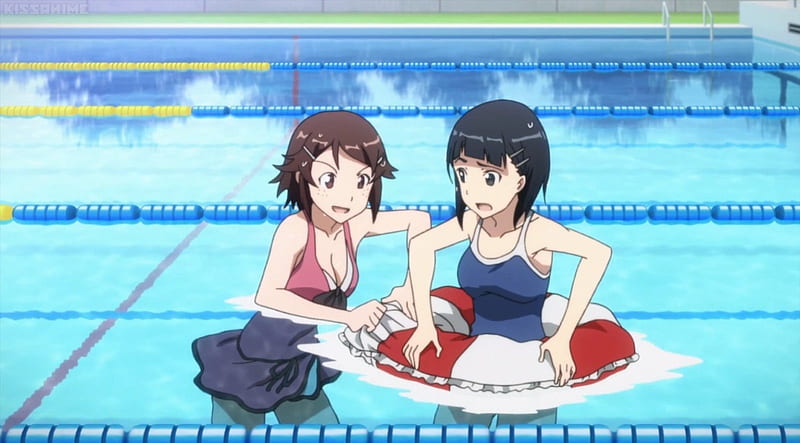 Edificio de la piscina  Anime places Scenery background Episode  backgrounds