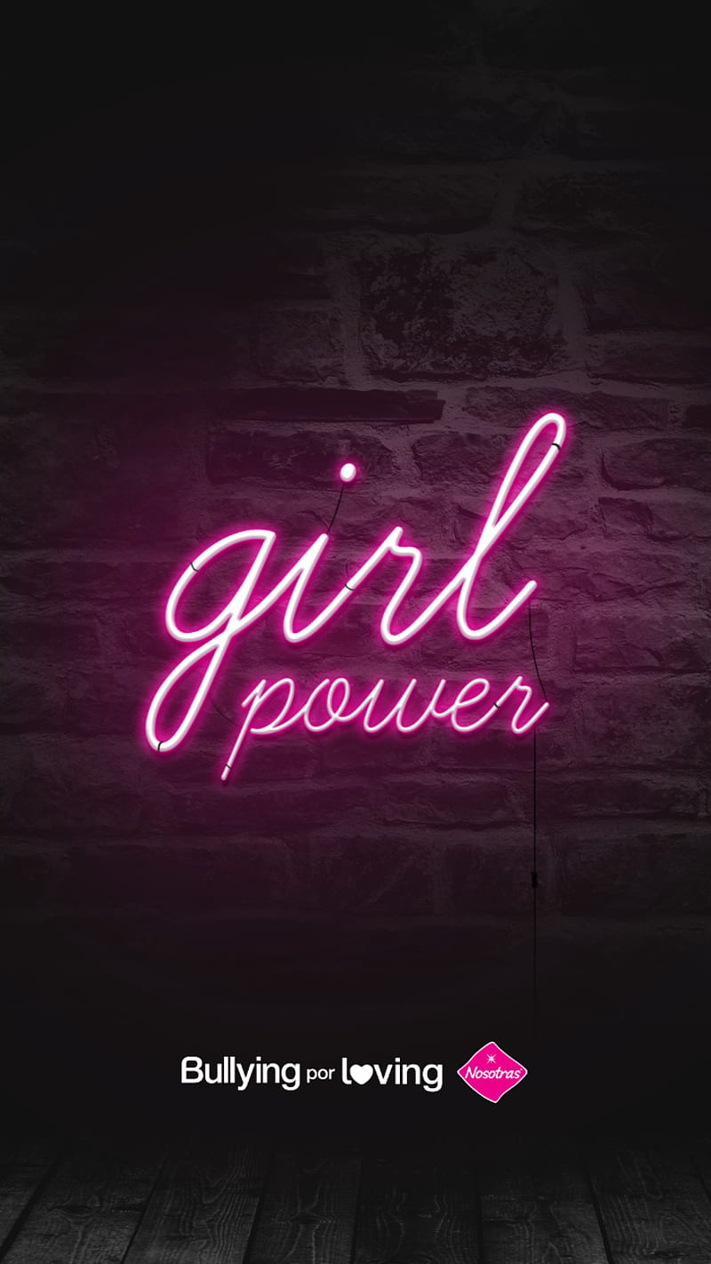 GRL PWR short quote. Girl Power cute hand drawing illustration on black  background for print, brochure, greeting card, bag, clothing. To stick on  laptop, phone, wall. Modern motivational text 6038552 Vector Art