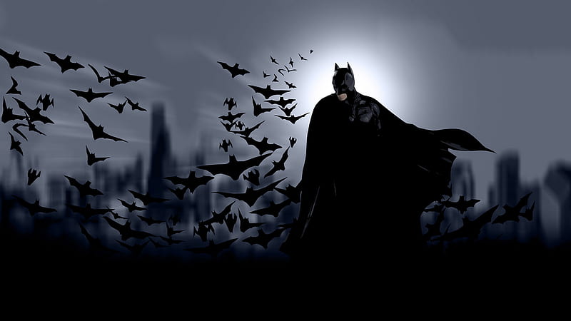 Batman, black, dark, hero, HD wallpaper | Peakpx