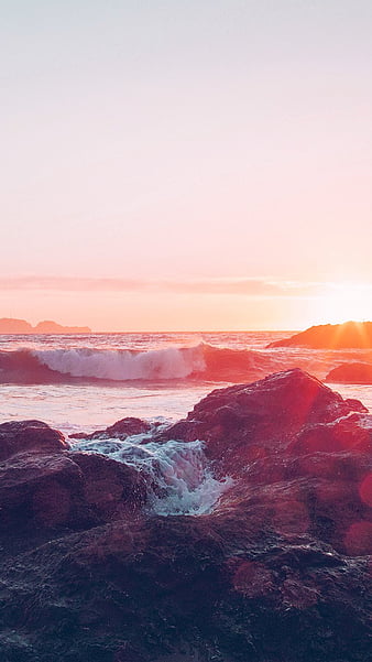 HD wallpaper iphone  aesthetic sunset
