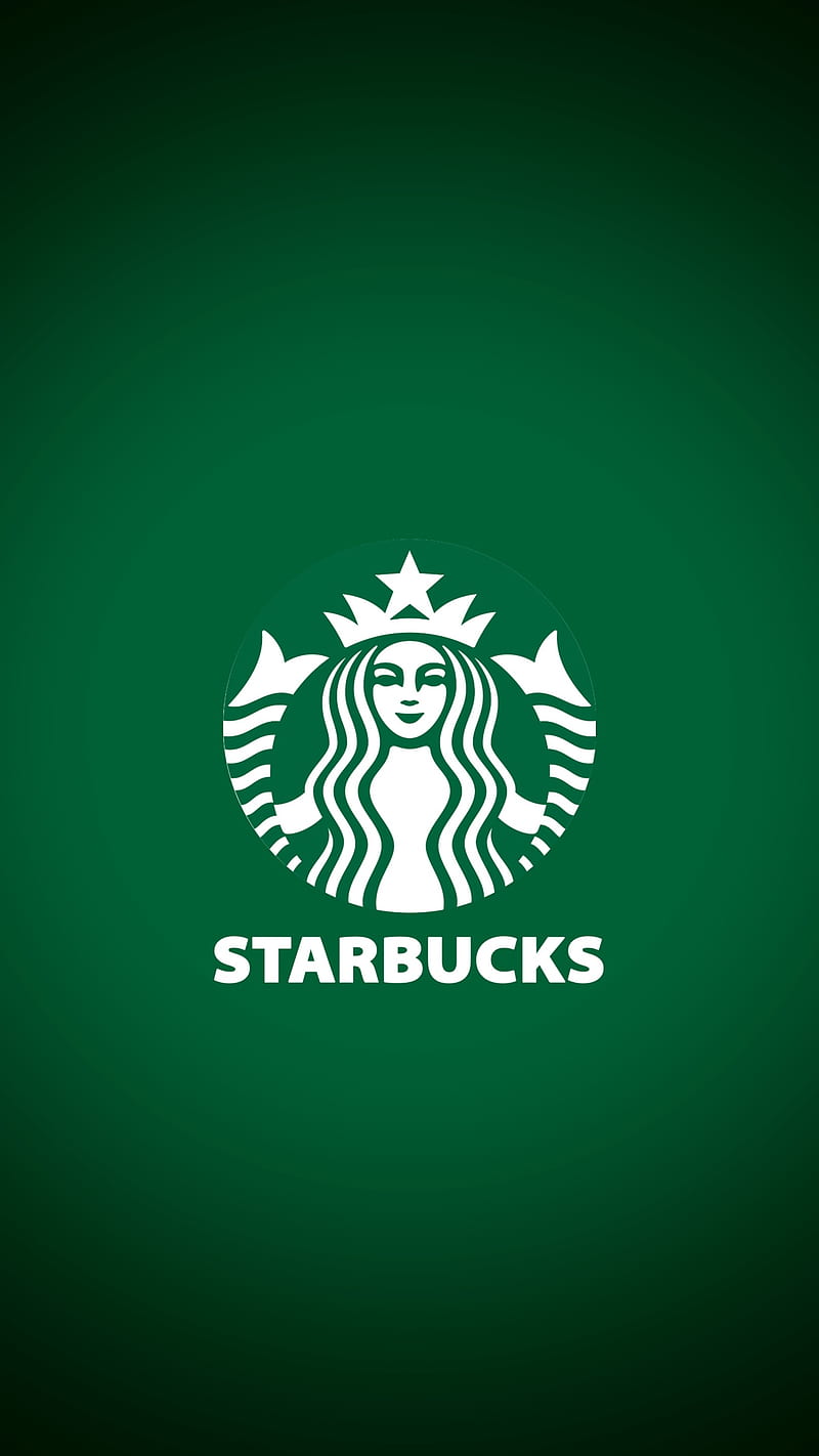 Starbucks Coffee, brands, cafe, green, men, simple, women, HD phone wallpaper