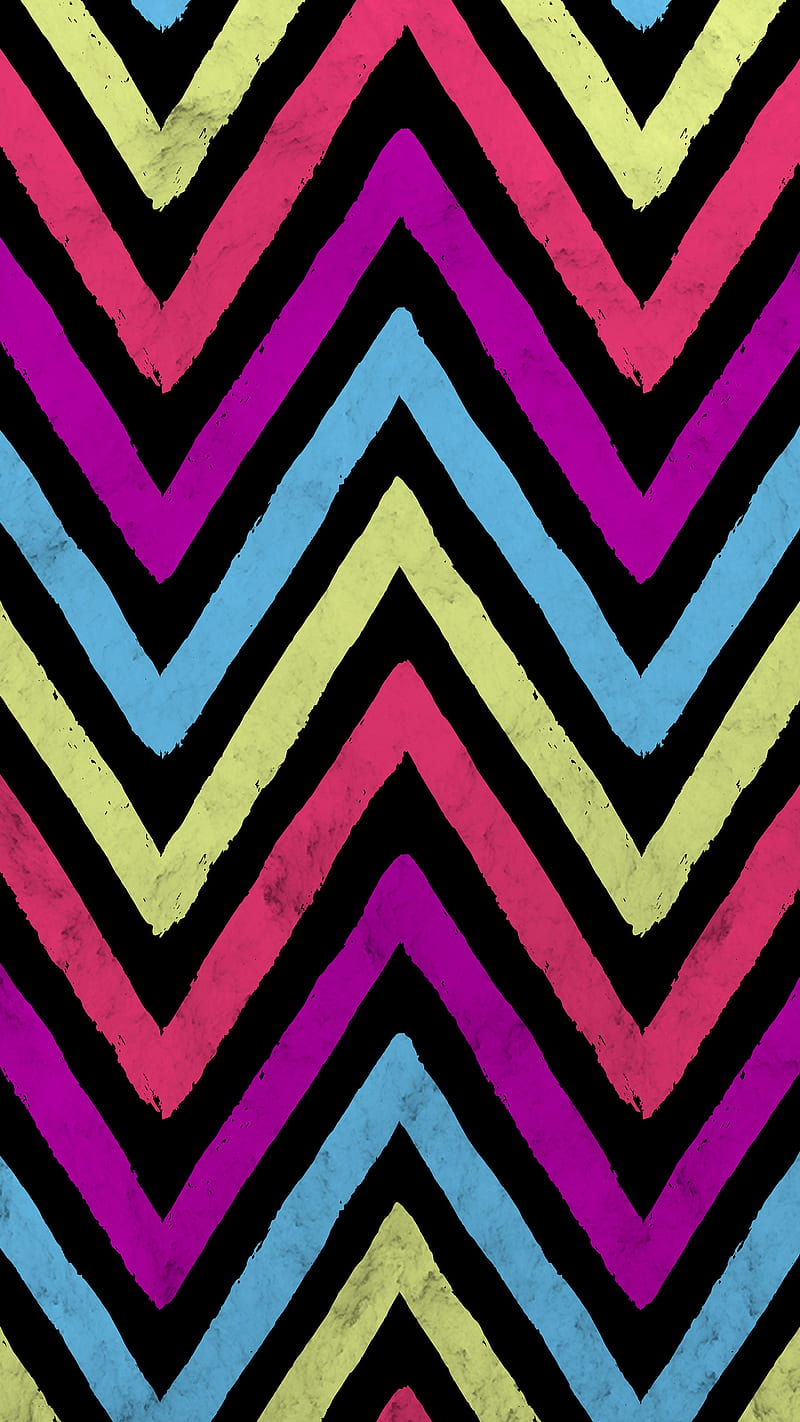 Native Neon Stripes, Tobe, chevron, geometric, lines, patten, HD phone wallpaper