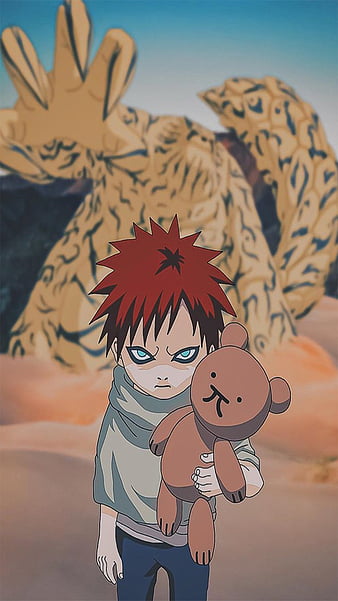 Download Gaara Of The Desert Naruto Black Wallpaper