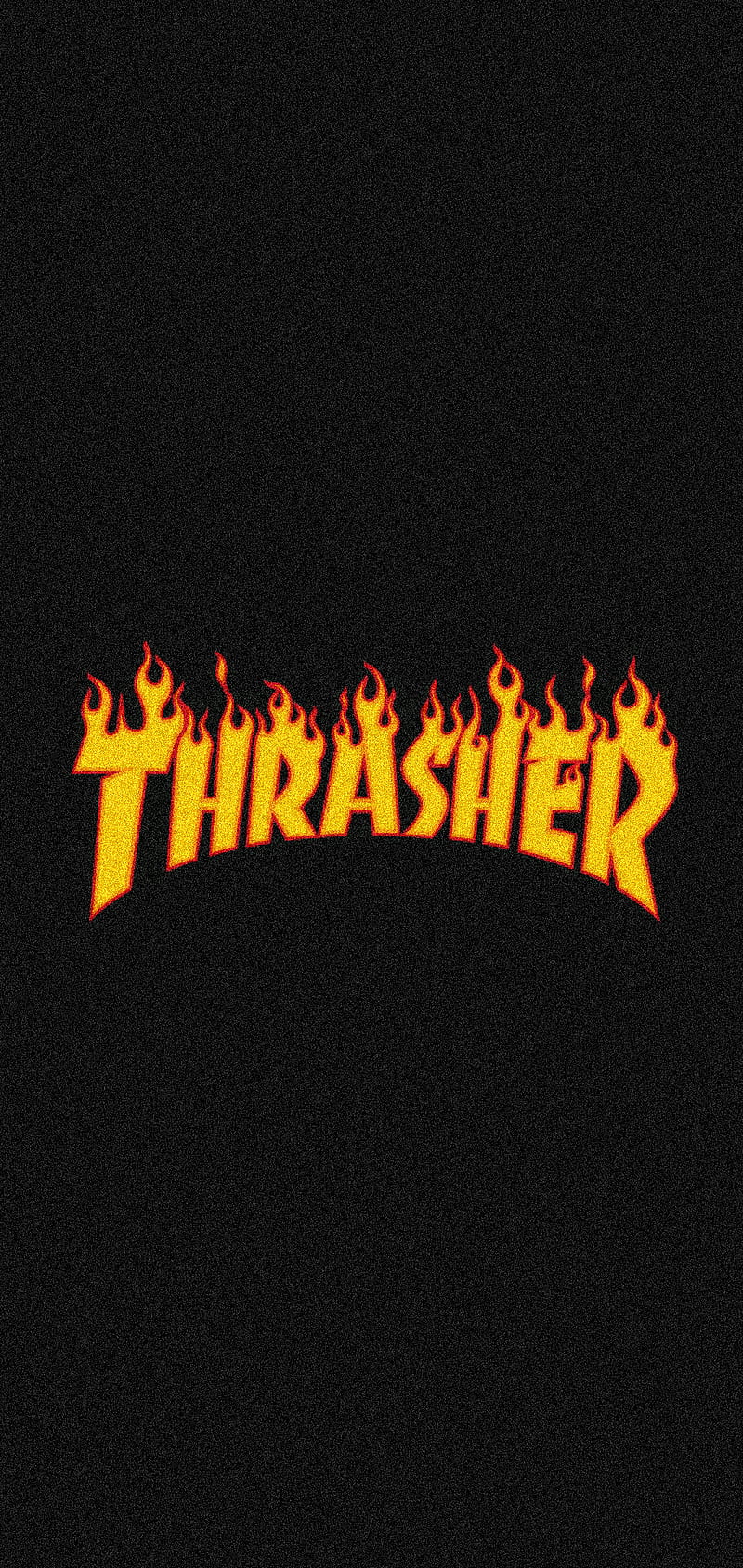 Thrasher, fire, skateboarding, HD phone wallpaper