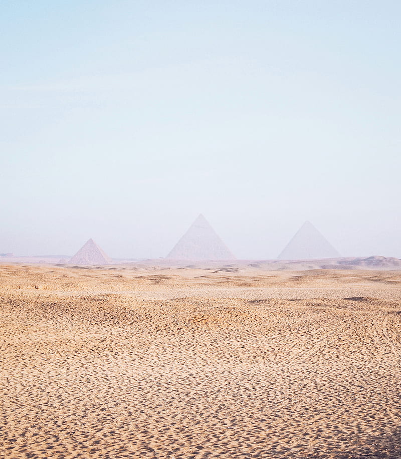 desert, sand, pyramids, HD phone wallpaper