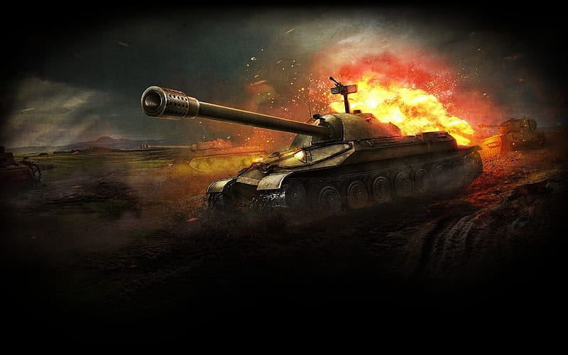 World of Tanks, online tanks, World War II, IS-7, Object 260, Heavy Tank, WoT, HD wallpaper