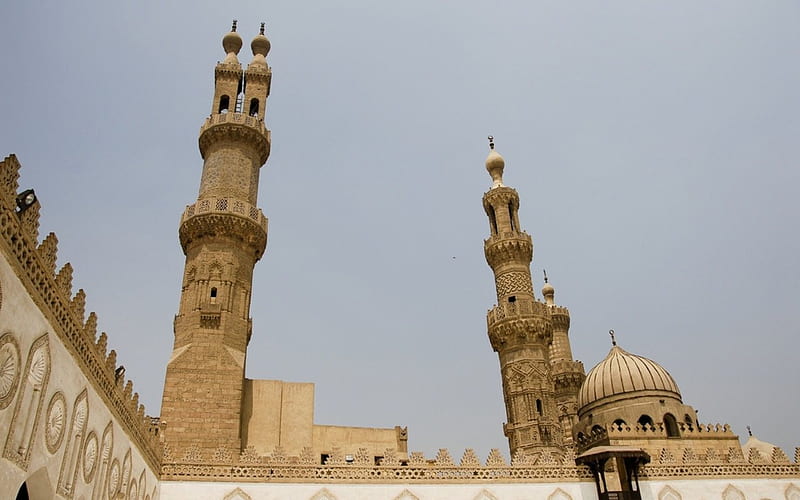 Al Azhar Mosque in Cairo - Egypt, place, nice, masjid, islam, HD wallpaper