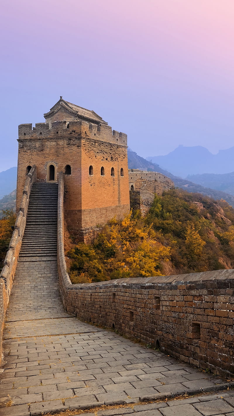 China, greatwall, landscape, nature, HD phone wallpaper