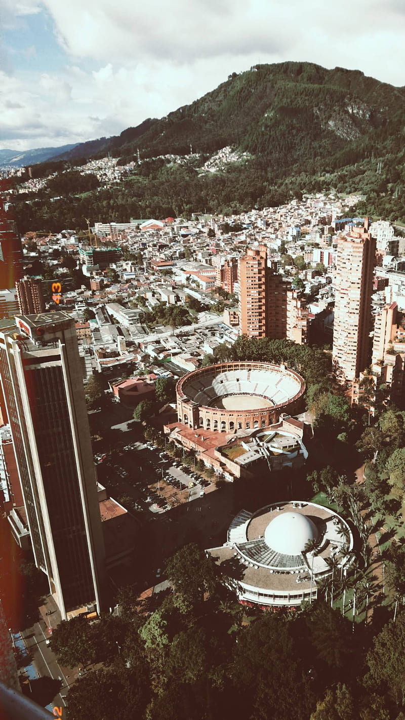 Centro de Bogota, buildings, city, town, colombia, edificios, urban, urbano, HD phone wallpaper