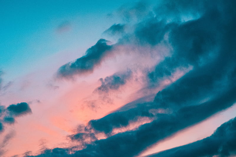 sky, clouds, sunset, bonito, dusk, HD wallpaper
