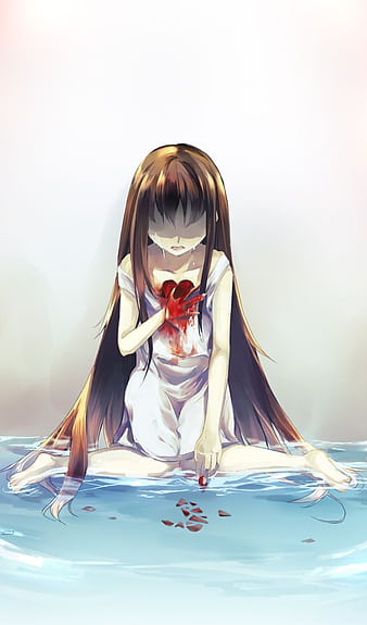 Broken Heart Sad Anime Boy, Waterdrops Background, broken heart, sad anime  boy, HD phone wallpaper | Peakpx
