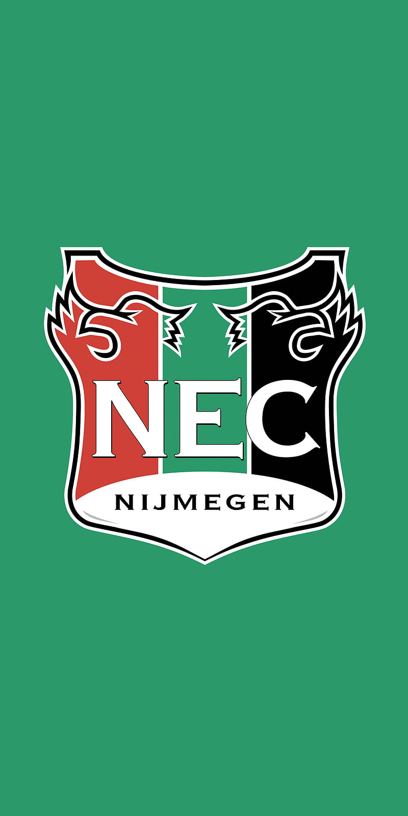 nec nijmegen, eredivisie, soccer, logo, HD phone wallpaper