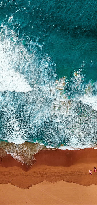 Pixel 3 XL, beach, ocean, oceans, waves, HD phone wallpaper