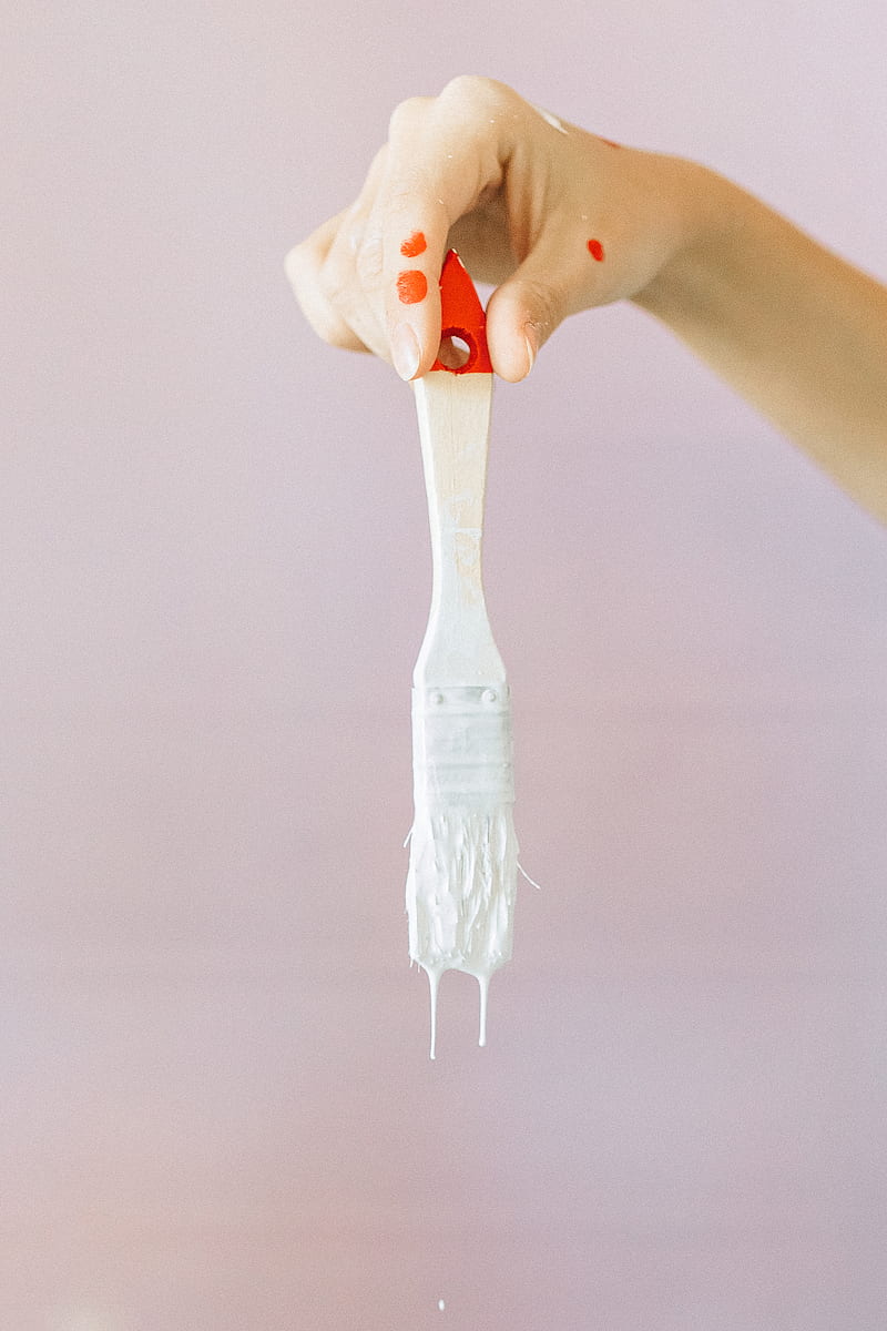 Person Holding White Toothbrush With White Powder, HD phone wallpaper