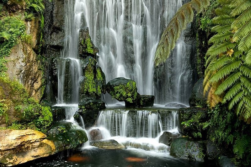Nature, Waterfalls, Waterfall, HD wallpaper Nature, Waterfalls, Waterfall, HD wallpaper