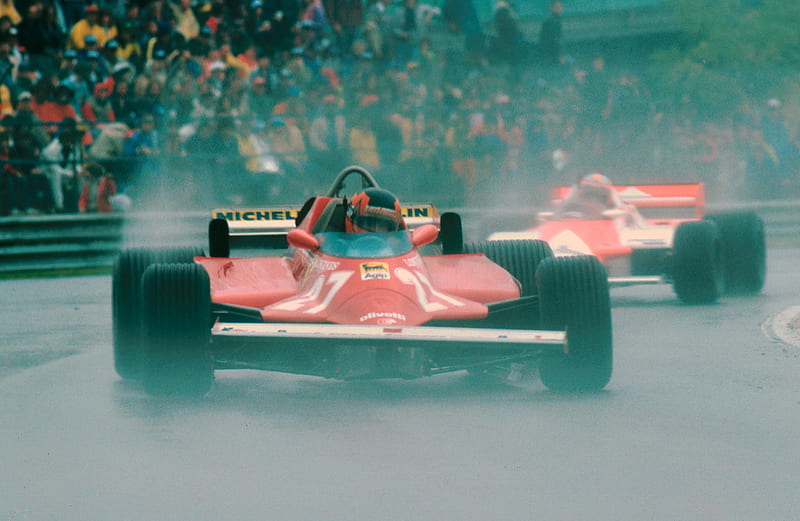 Gilles Villeneuve, f1, villeneuve, ferrari, formula 1, HD wallpaper