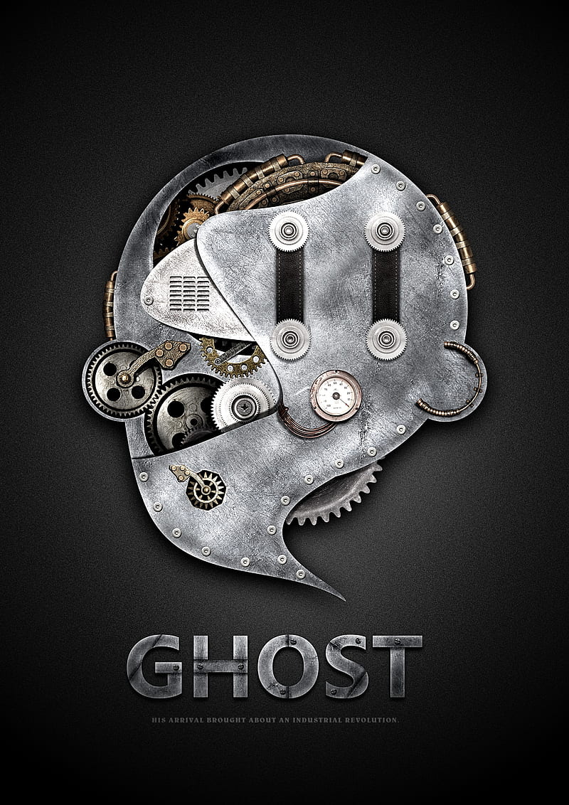 mechanics, ghosts, gears, HD phone wallpaper