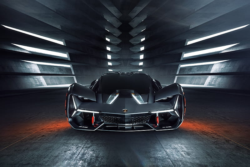 Electric Lamborghini Terzo Millennio Supercar Wallpapers