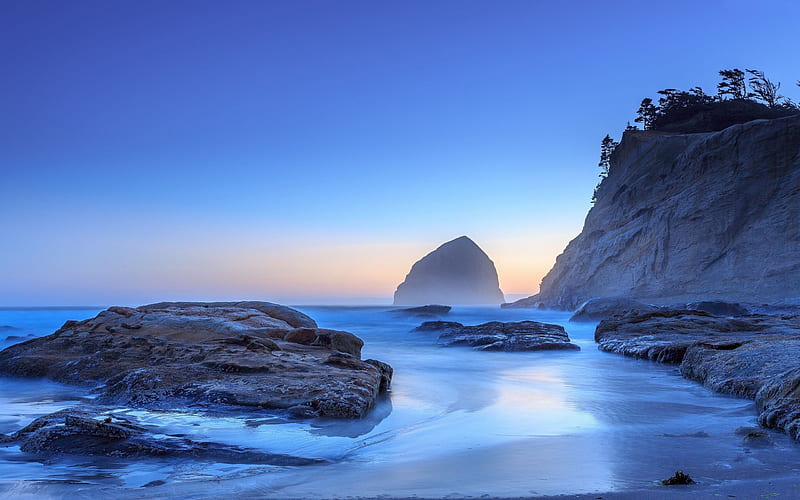 Oregon pacific ocean beaches-Nature High Quality, HD wallpaper