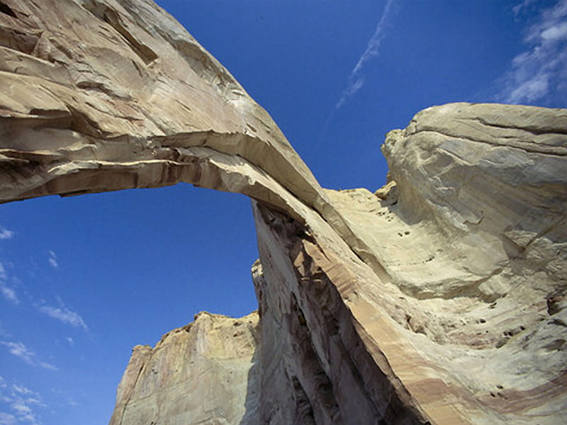 White Mesa Arch , edwards, graphy, desert, arch, mountains, david edwards, mesa, HD wallpaper