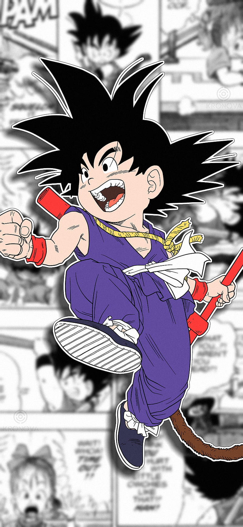 Dragon Ball, Son Goku, anime, manga, HD phone wallpaper